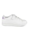 Baskets BLANC Fille Motif Paillettes Scratch