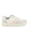 Baskets BLANC Fille Motif Iridescent Fermeture éclair