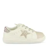 Baskets BLANC Fille Motif Etoiles Fermeture éclair