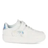 Baskets BLANC Fille Motif Uni Lacets