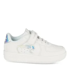 Baskets BLANC Fille Motif Uni Lacets