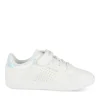 Baskets BLANC Fille Motif Uni Scratch