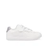 Baskets BLANC Fille Motif Paillettes Scratch
