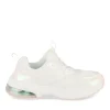 Baskets BLANC Fille Motif Iridescent Elastique