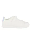 Baskets BLANC Fille Motif Iridescent Scratch