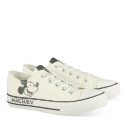 Baskets BLANC Fille Motif Animal Elastique