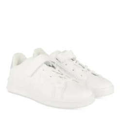 Baskets BLANC Fille Motif Iridescent Scratch