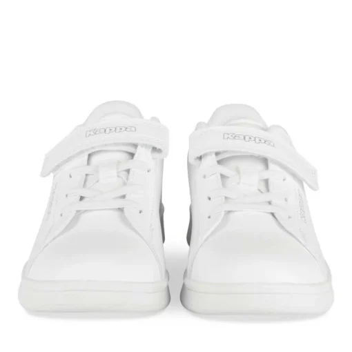 Baskets BLANC Fille Motif Iridescent Scratch