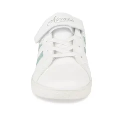 Baskets BLANC Fille Motif Iridescent Scratch