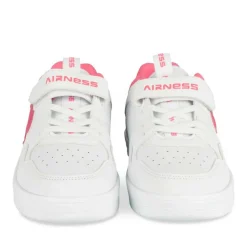 Baskets BLANC Fille Motif Uni Scratch