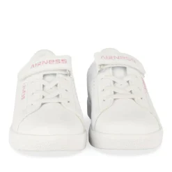 Baskets BLANC Fille Motif Uni Lacets