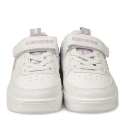 Baskets BLANC Fille Motif Uni Scratch