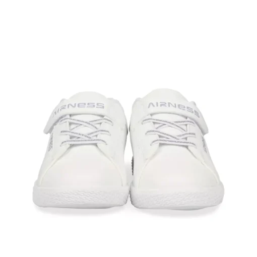 Baskets BLANC Fille Motif Paillettes Scratch