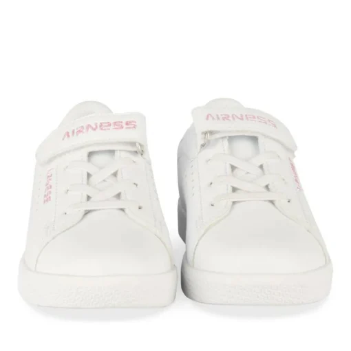 Baskets BLANC Fille Motif Uni Lacets