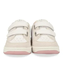 Baskets BLANC Fille Motif Coeurs Scratch
