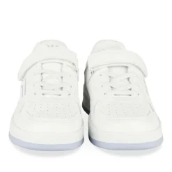 Baskets BLANC Fille Motif Uni Lacets