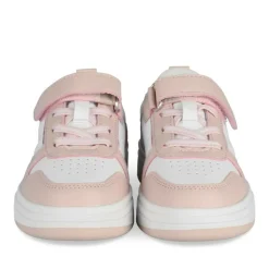 Baskets BLANC Fille Motif Uni Scratch