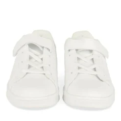 Baskets BLANC Fille Motif Iridescent Scratch