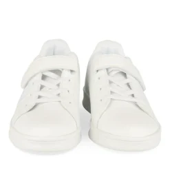 Baskets BLANC Fille Motif Uni Scratch