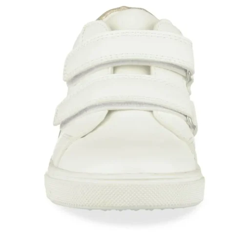 Baskets BLANC Fille Motif Coeurs Scratch
