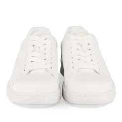 Baskets BLANC Fille Motif Uni Lacets