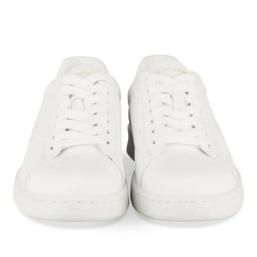 Baskets BLANC Fille Motif Uni Lacets