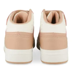 Baskets BLANC Fille Motif Uni Scratch