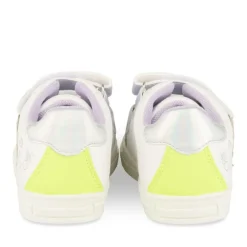Baskets BLANC Fille Motif Licorne Scratch