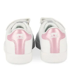 Baskets BLANC Fille Motif Uni Lacets