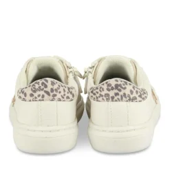 Baskets BLANC Fille Motif Etoiles Fermeture éclair