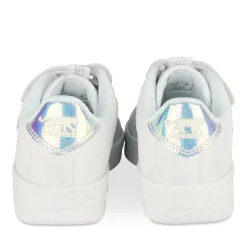 Baskets BLANC Fille Motif Uni Lacets