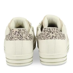 Baskets BLANC Fille Motif Paillettes Lacets