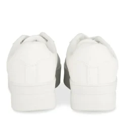 Baskets BLANC Fille Motif Uni Lacets