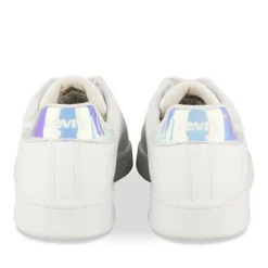 Baskets BLANC Fille Motif Uni Lacets