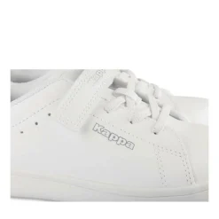 Baskets BLANC Fille Motif Paillettes Scratch