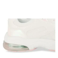 Baskets BLANC Fille Motif Iridescent Lacets