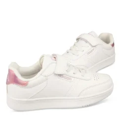 Baskets BLANC Fille Motif Uni