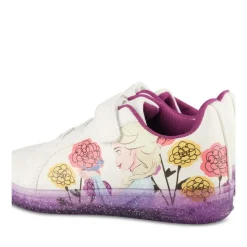 Baskets BLANC Fille Motif Paillettes Scratch