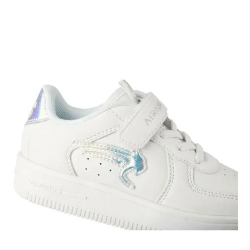 Baskets BLANC Fille Motif Uni Lacets