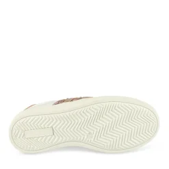 Baskets BLANC Fille Motif Paillettes Lacets