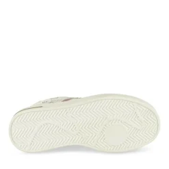 Baskets BLANC Fille Motif Paillettes Lacets