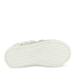 Baskets BLANC Fille Motif Coeurs Scratch