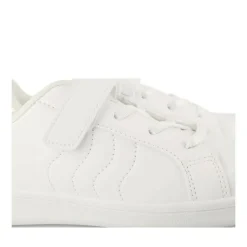 Baskets BLANC Fille Motif Iridescent Scratch