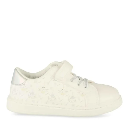 Baskets BLANC Fille Scratch