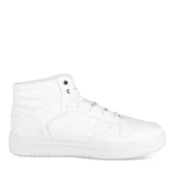 Baskets BLANC Garçon Motif Uni Lacets
