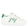 Baskets BLANC Garçon Motif Uni Scratch