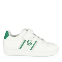Baskets BLANC Garçon Motif Uni Scratch