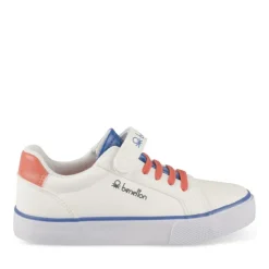 Baskets BLANC Garçon Motif Multicolore Scratch