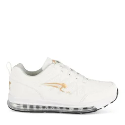 Baskets BLANC Garçon Motif Uni Lacets