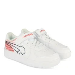 Baskets BLANC Garçon Motif Uni Scratch